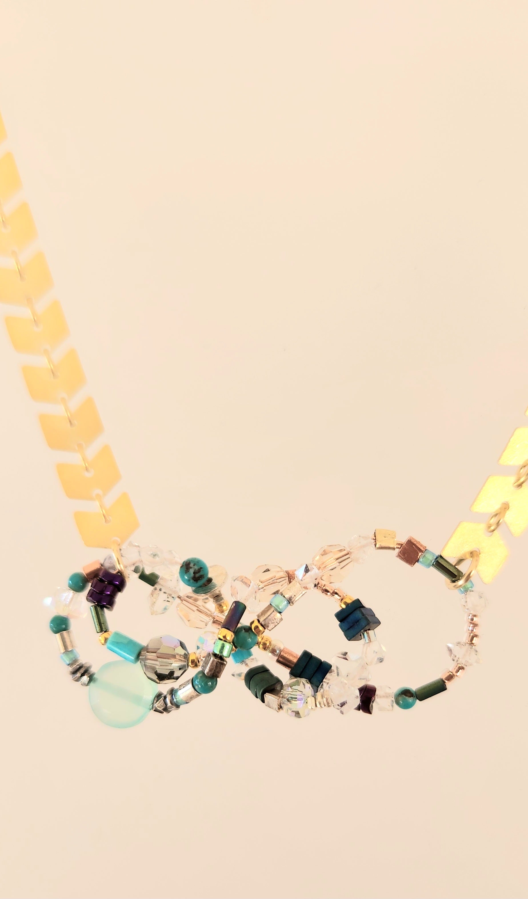Bead Collage Necklace