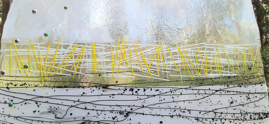 Dana Boyko Fused Glass fine art for windows spatial relations
