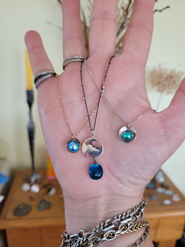 modern statement Dana Boyko Fused Glass necklaces 3