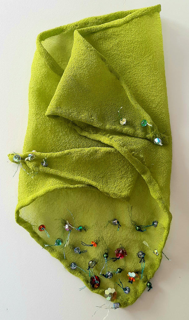 silk chiffon scarf embellished with swarovski crystals 2